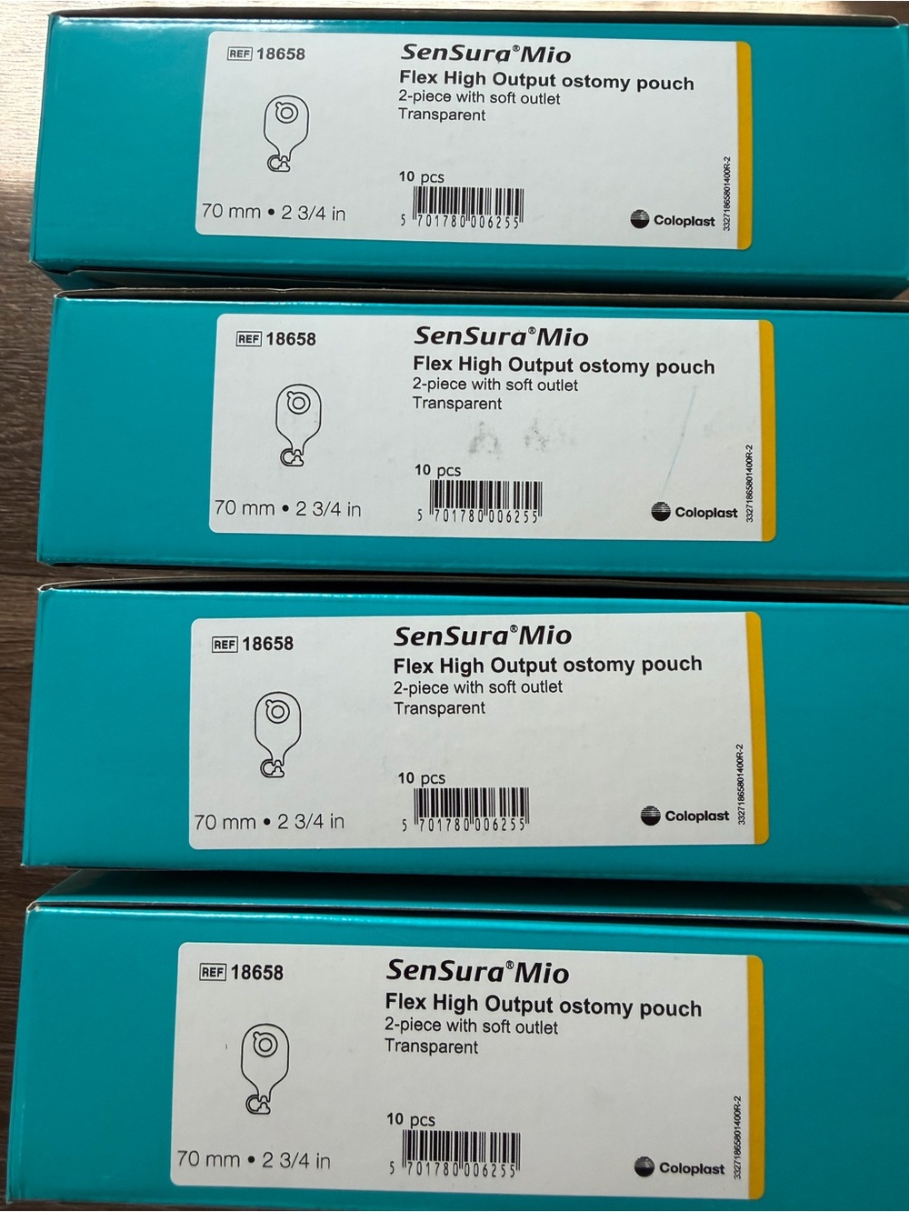 Coloplast SenSura Mio Flex High Output Pouch (REF
18658)